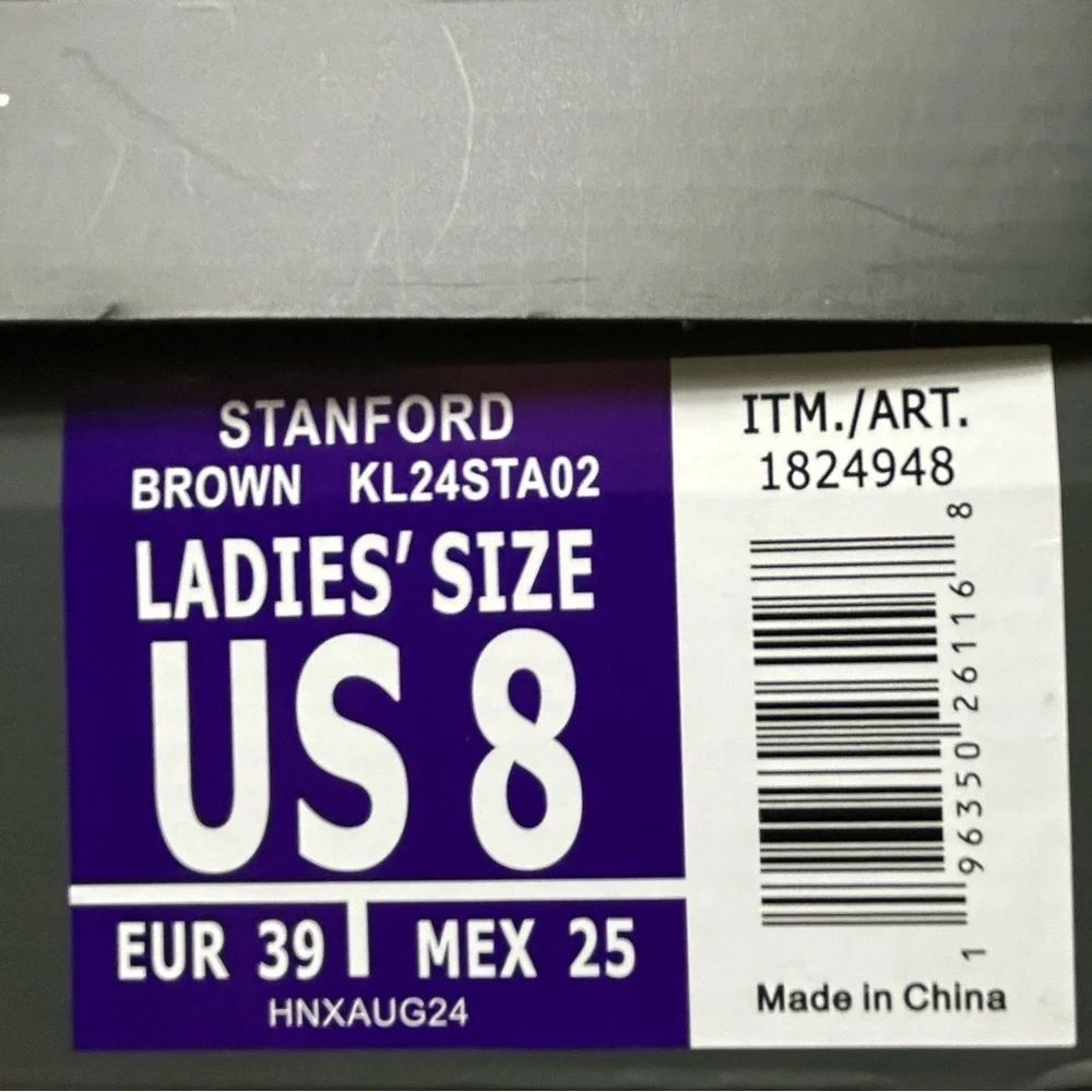 Kenneth Cole New York Stanford Brown Vegan Knee-High Boots Size 8 New With Box